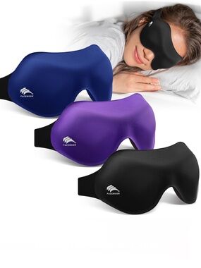 ✨GIVEAWAY✨ Contoured Sleep Mask in Blue, Purple or Black